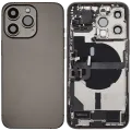 Back Housing W/ Charging Port Flex & Small Parts For iPhone 13 Pro (EU / Global Version) (Used OEM Pull: Grade B) (Graphite)