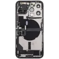 Back Housing W/ Charging Port Flex & Small Parts For iPhone 13 Pro (EU / Global Version) (Used OEM Pull: Grade B) (Silver)