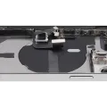 Back Housing W/ Charging Port Flex & Small Parts For iPhone 13 Pro (EU / Global Version) (Used OEM Pull: Grade B) (Silver)