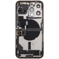 Back Housing W/ Charging Port Flex & Small Parts For iPhone 13 Pro (EU / Global Version) (Used OEM Pull: Grade C) (Gold)