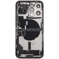 Back Housing W/ Charging Port Flex & Small Parts For iPhone 13 Pro (EU / Global Version) (Used OEM Pull: Grade C) (Silver)