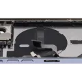 Back Housing W/ Charging Port Flex & Small Parts For iPhone 13 Pro (US Version) (Used OEM Pull: Grade B) (Sierra Blue)