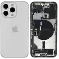 Back Housing W/ Charging Port Flex & Small Parts For iPhone 13 Pro (US Version) (Used OEM Pull: Grade B) (Silver)