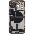 Back Housing W/ Charging Port Flex & Small Parts For iPhone 13 Pro (US Version) (Used OEM Pull: Grade C) (Gold)