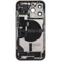 Back Housing W/ Charging Port Flex & Small Parts For iPhone 13 Pro (US Version) (Used OEM Pull: Grade C) (Graphite)