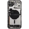 Back Housing W/ Charging Port Flex & Small Parts For iPhone 13 Pro Max (EU / Global Version) (Used OEM Pull: Grade A) (Silver)