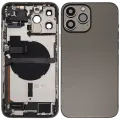Back Housing W/ Charging Port Flex & Small Parts For iPhone 13 Pro Max (EU / Global Version) (Used OEM Pull: Grade B) (Graphite)
