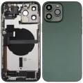 Back Housing W/ Charging Port Flex & Small Parts For iPhone 13 Pro Max (EU / Global Version) (Used OEM Pull: Grade C) (Alpine Green)