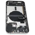 Back Housing W/ Charging Port Flex & Small Parts For iPhone 13 Pro Max (US Version) (Used OEM Pull: Grade B) (Graphite)