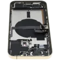 Back Housing W/ Charging Port Flex & Small Parts For iPhone 13 Pro Max (US Version) (Used OEM Pull: Grade C) (Gold)