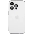 Back Housing W/ Charging Port Flex & Small Parts For iPhone 14 Pro (EU / Global Version) (Used OEM Pull: Grade A) (Silver)