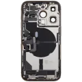Back Housing W/ Charging Port Flex & Small Parts For iPhone 14 Pro (EU / Global Version) (Used OEM Pull: Grade B) (Gold)