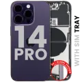 Корпус зі шлейфом зарядки й дрібними деталями для iPhone 14 Pro (EU / Global Version) (Used OEM Pull: Grade B) (Deep Purple)