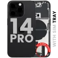 Корпус зі шлейфом зарядки й дрібними деталями для iPhone 14 Pro (EU / Global Version) (Used OEM Pull: Grade C) (Space Black)