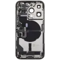 Back Housing W/ Charging Port Flex & Small Parts For iPhone 14 Pro (EU / Global Version) (Used OEM Pull: Grade C) (Silver)