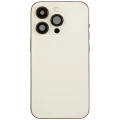 Back Housing W/ Charging Port Flex & Small Parts For iPhone 14 Pro (EU / Global Version) (Used OEM Pull: Grade C) (Gold)