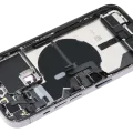 Корпус зі шлейфом зарядки й дрібними деталями для iPhone 14 Pro (EU / Global Version) (Used OEM Pull: Grade C) (Deep Purple)