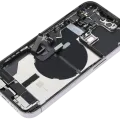 Корпус зі шлейфом зарядки й дрібними деталями для iPhone 14 Pro (EU / Global Version) (Used OEM Pull: Grade C) (Deep Purple)