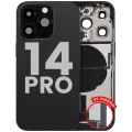Корпус зі шлейфом зарядки й дрібними деталями для iPhone 14 Pro (US Version) (Used OEM Pull: Grade B) (Space Black)