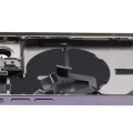 Back Housing W/ Charging Port Flex & Small Parts For iPhone 14 Pro (US Version) (Used OEM Pull: Grade B) (Deep Purple)