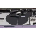 Back Housing W/ Charging Port Flex & Small Parts For iPhone 14 Pro (US Version) (Used OEM Pull: Grade B) (Deep Purple)