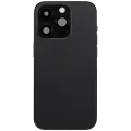 Back Housing W/ Charging Port Flex & Small Parts For iPhone 14 Pro (US Version) (Used OEM Pull: Grade C) (Space Black)