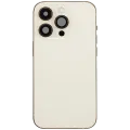 Back Housing W/ Charging Port Flex & Small Parts For iPhone 14 Pro (US Version) (Used OEM Pull: Grade C) (Gold)