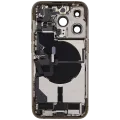 Back Housing W/ Charging Port Flex & Small Parts For iPhone 14 Pro (US Version) (Used OEM Pull: Grade C) (Gold)