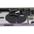 Back Housing W/ Charging Port Flex & Small Parts For iPhone 14 Pro (US Version) (Used OEM Pull: Grade C) (Deep Purple)