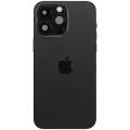 Back Housing W/ Charging Port Flex & Small Parts For iPhone 14 Pro Max (EU / Global Version) (Used OEM Pull: Grade C) (Space Black)