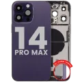 Корпус зі шлейфом зарядки й дрібними деталями для iPhone 14 Pro Max (EU / Global Version) (Used OEM Pull: Grade C) (Deep Purple)