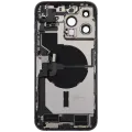 Back Housing W/ Charging Port Flex & Small Parts For iPhone 14 Pro Max (US Version) (Used OEM Pull: Grade A) (Deep Purple)