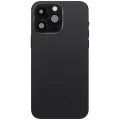 Back Housing W/ Charging Port Flex & Small Parts For iPhone 14 Pro Max (US Version) (Used OEM Pull: Grade C) (Space Black)