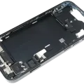 Mid-Frame Housing W/ Charging Port Flex & Small Parts For iPhone 14 (EU / Global Version) (Used OEM Pull: Grade A) (Midnight)