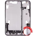 Mid-Frame Housing W/ Charging Port Flex & Small Parts For iPhone 14 (EU / Global Version) (Used OEM Pull: Grade A) (Purple)