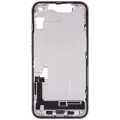 Mid-Frame Housing W/ Charging Port Flex & Small Parts For iPhone 14 (EU / Global Version) (Used OEM Pull: Grade A) (Purple)