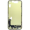 Mid-Frame Housing W/ Charging Port Flex & Small Parts For iPhone 14 (EU / Global Version) (Used OEM Pull: Grade A) (Yellow)