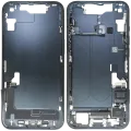 Mid-Frame Housing W/ Charging Port Flex & Small Parts For iPhone 14 (EU / Global Version) (Used OEM Pull: Grade B) (Midnight)