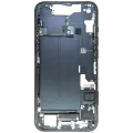 Mid-Frame Housing W/ Charging Port Flex & Small Parts For iPhone 14 (EU / Global Version) (Used OEM Pull: Grade B) (Midnight)