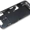Mid-Frame Housing W/ Charging Port Flex & Small Parts For iPhone 14 (EU / Global Version) (Used OEM Pull: Grade B) (Midnight)