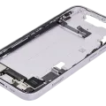 Mid-Frame Housing W/ Charging Port Flex & Small Parts For iPhone 14 (EU / Global Version) (Used OEM Pull: Grade B) (Purple)