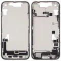 Mid-Frame Housing W/ Charging Port Flex & Small Parts For iPhone 14 (EU / Global Version) (Used OEM Pull: Grade B) (Starlight)