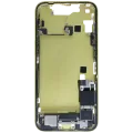 Mid-Frame Housing W/ Charging Port Flex & Small Parts For iPhone 14 (EU / Global Version) (Used OEM Pull: Grade B) (Yellow)