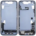 Mid-Frame Housing W/ Charging Port Flex & Small Parts For iPhone 14 (EU / Global Version) (Used OEM Pull: Grade C) (Blue)