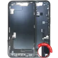 Mid-Frame Housing W/ Charging Port Flex & Small Parts For iPhone 14 (EU / Global Version) (Used OEM Pull: Grade C) (Midnight)