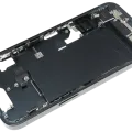 Mid-Frame Housing W/ Charging Port Flex & Small Parts For iPhone 14 (EU / Global Version) (Used OEM Pull: Grade C) (Midnight)
