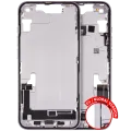 Mid-Frame Housing W/ Charging Port Flex & Small Parts For iPhone 14 (EU / Global Version) (Used OEM Pull: Grade C) (Purple)
