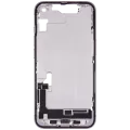 Mid-Frame Housing W/ Charging Port Flex & Small Parts For iPhone 14 (EU / Global Version) (Used OEM Pull: Grade C) (Purple)