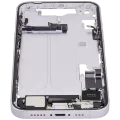 Mid-Frame Housing W/ Charging Port Flex & Small Parts For iPhone 14 (EU / Global Version) (Used OEM Pull: Grade C) (Purple)
