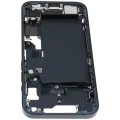 Mid-Frame Housing W/ Charging Port Flex & Small Parts For iPhone 14 (US Version) (Used OEM Pull: Grade A) (Midnight)